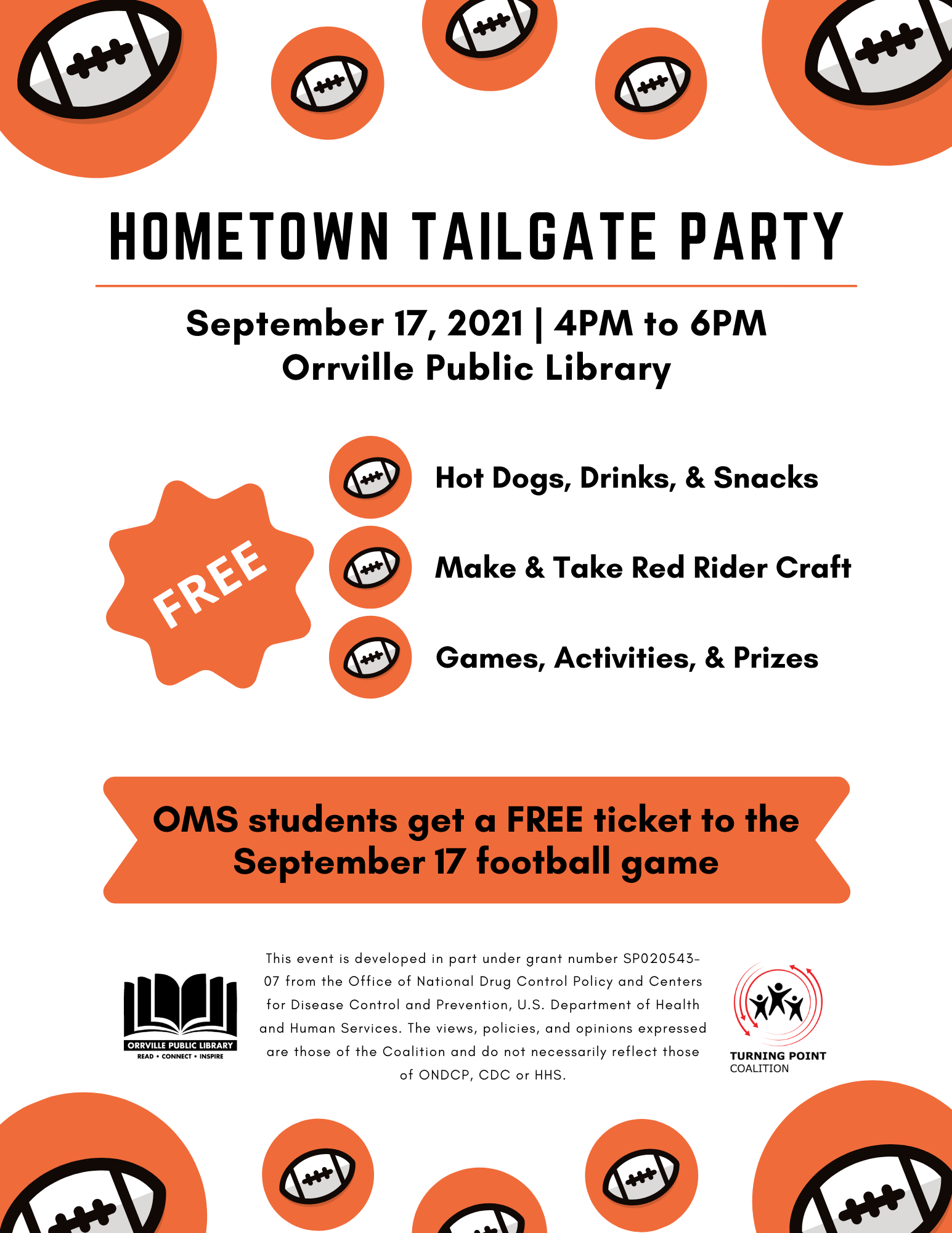 Hometown Tailgate Party  Turning Point Coalition